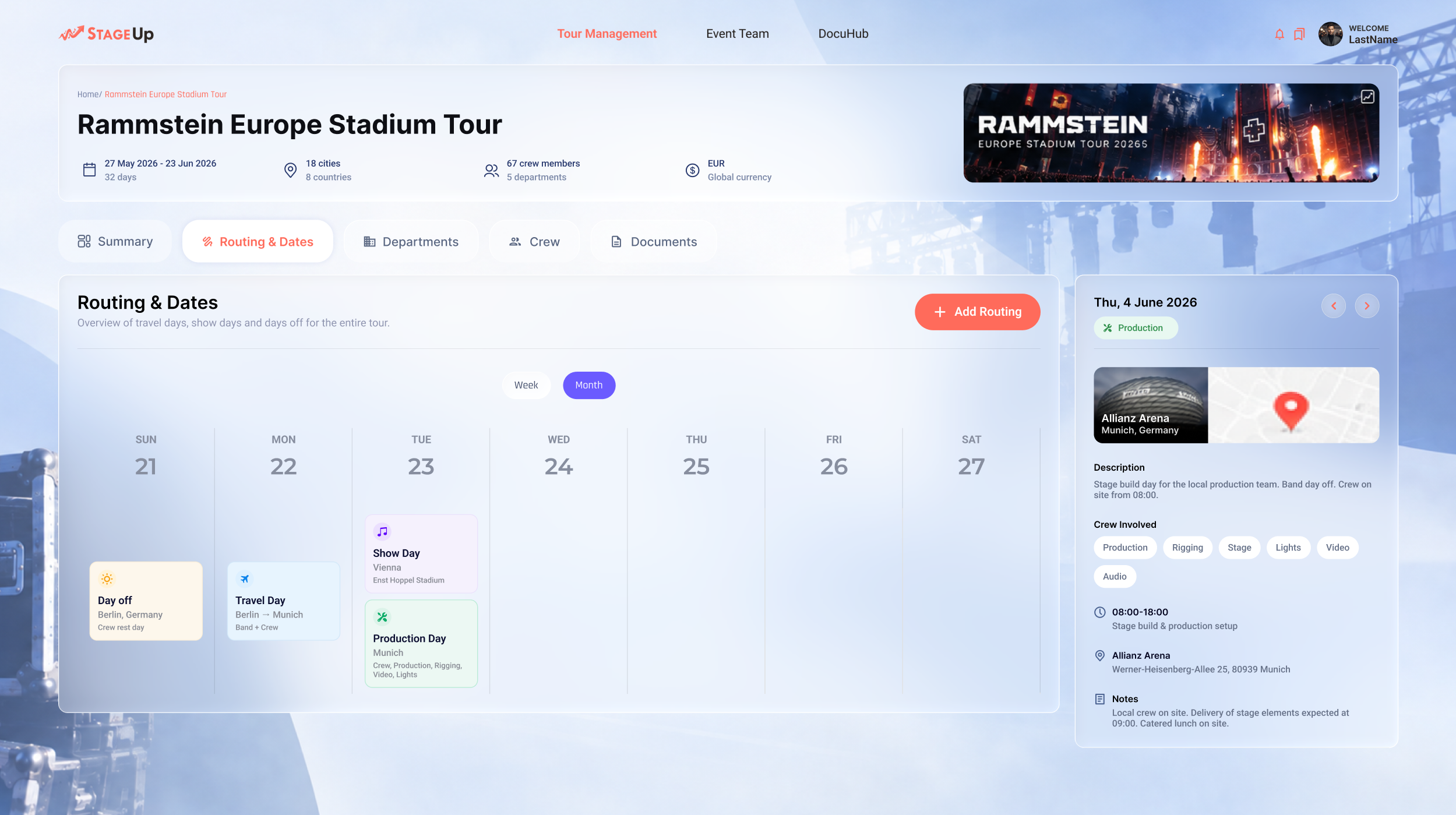 Tour shows dashboard and mobile view